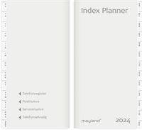 Mayland Index Planner månedskalender REFILL + tlf.reg. 2024 nr. 24095100