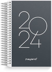 Mayland Mini dagkalender m/4 illu. PP-plast 2024 nr. 24230500
