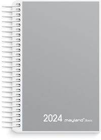 Mayland Basic mini dagkalender grå PP-plast 2024 nr. 24266000