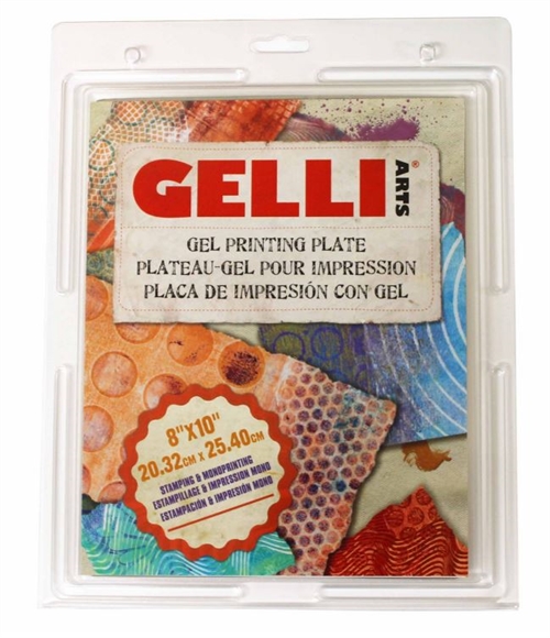 Trykplade Gelli Arts geltryk - 20,3x25,4 cm