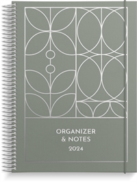 Burde Organizer & Notes A5 ugekalender 2024 nr. 24226500