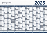 Mayland Kæmpekalender 1x13 mdr. PP-plast rør 2025 nr. 25065000