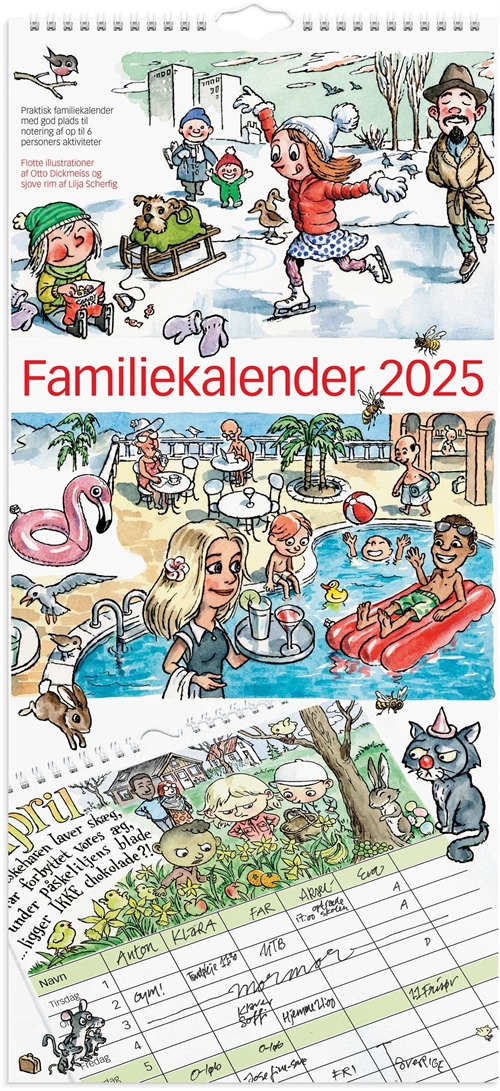 Mayland Familiekalender Otto Dickmeiss & Lilja Scherfig 2025 nr. 25066100