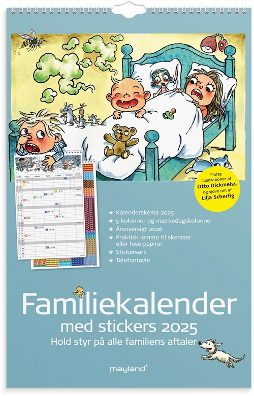 Mayland Familiekalender Otto Dickmeiss & Lilja Scherfig 5 kol. 2025 nr. 25066240