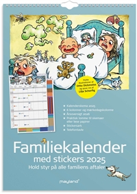 Mayland Familiekalender Otto Dickmeiss & Lilja Scherfig 6 kol. A3 2025 nr. 25066250