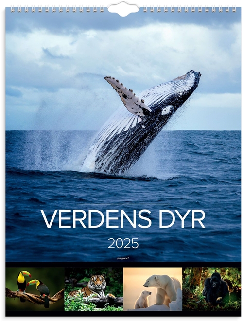 Mayland Vægkalender Verdens dyr 2025 nr. 25066330