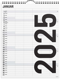 Mayland Familiekalender Black and white 5 kol. 2025 nr. 25066550