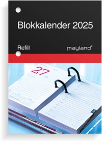 Mayland Blokkalender REFILL 2025 nr. 25140000