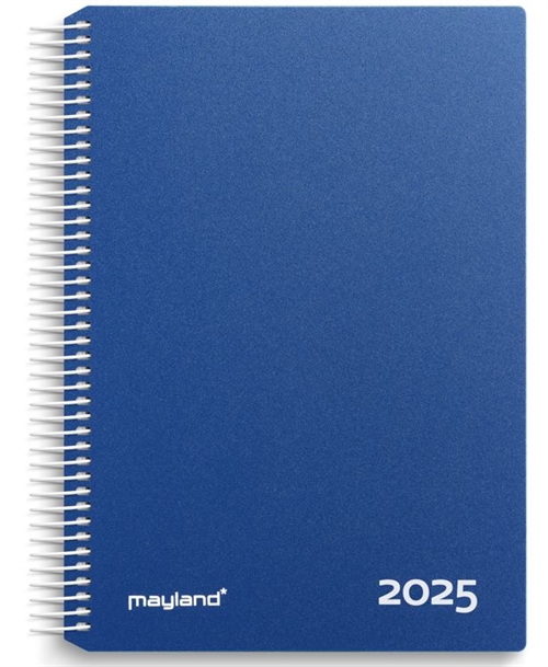 Mayland Timekalender blå PP-plast 2025 nr. 25218020