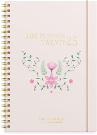 Mayland Life Planner Pink A5 ugekalender tværformat 2025 nr. 25227700