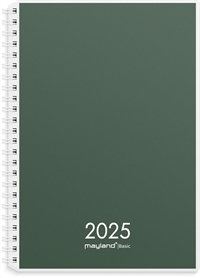 Mayland Basic ugekalender A5 PP-plast 2025 nr. 25267000