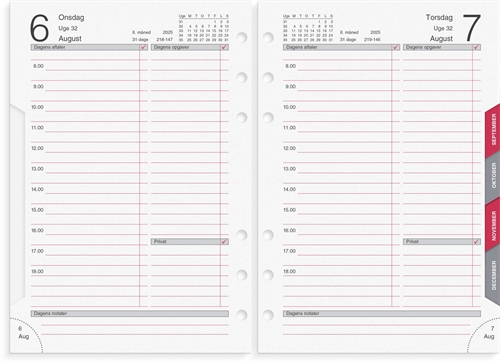 Mayland System MM dagkalender REFILL 2025 nr. 25285000