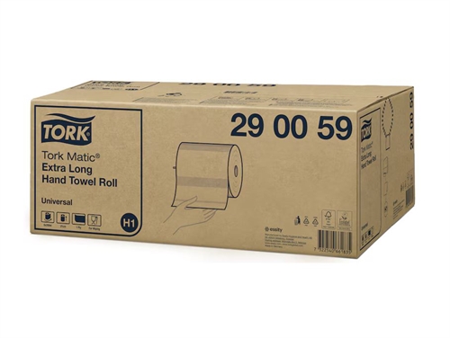 Tork 290059 Matic håndklædeark extra long H1 1 lags, 21cm x 280m