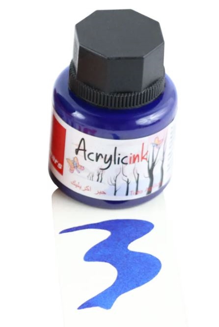 Acrylic Ink 35ml  sæt med 5 farver.