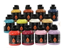 Pigment Acryl Art School  24 x 500ml. sæt