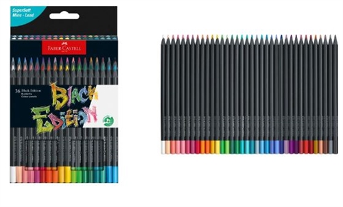 Faber-Castell  farveblyant Black Edition 36 stk.