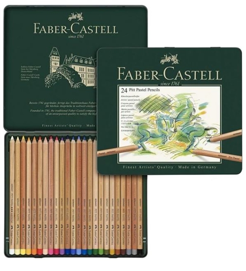  Faber Castell PITT artist sæt med 24 stk. pastelblyanter