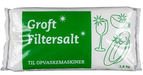 Groft filtersalt til opvaskemaskine 1,8kg