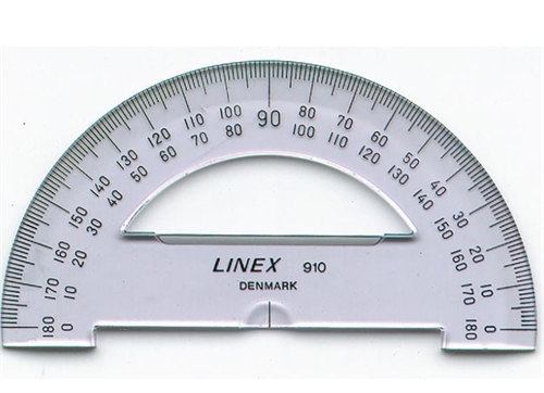 Linex vinkelmåler havlcirkulær 180g 100mm