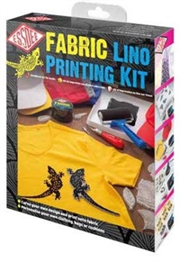 Linoliums sæt Fabric Lino Printing Kit - til stoftryk