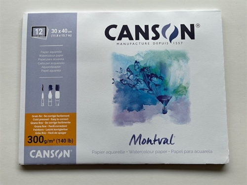 Canson Montval blok 300gram  30x40cm 