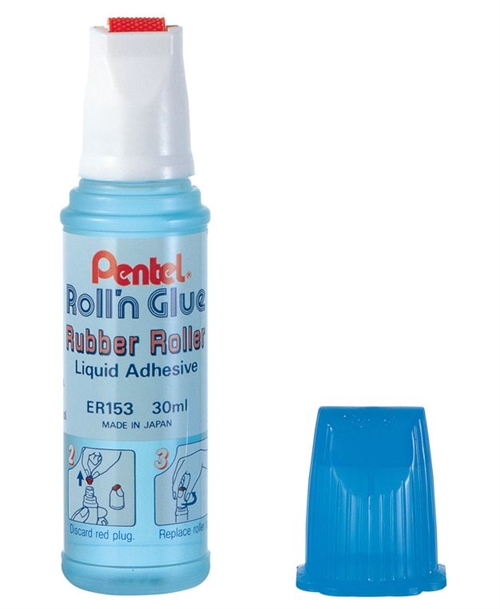 PENTEL ER153-S Roll’n Glue flydende lim 30ml