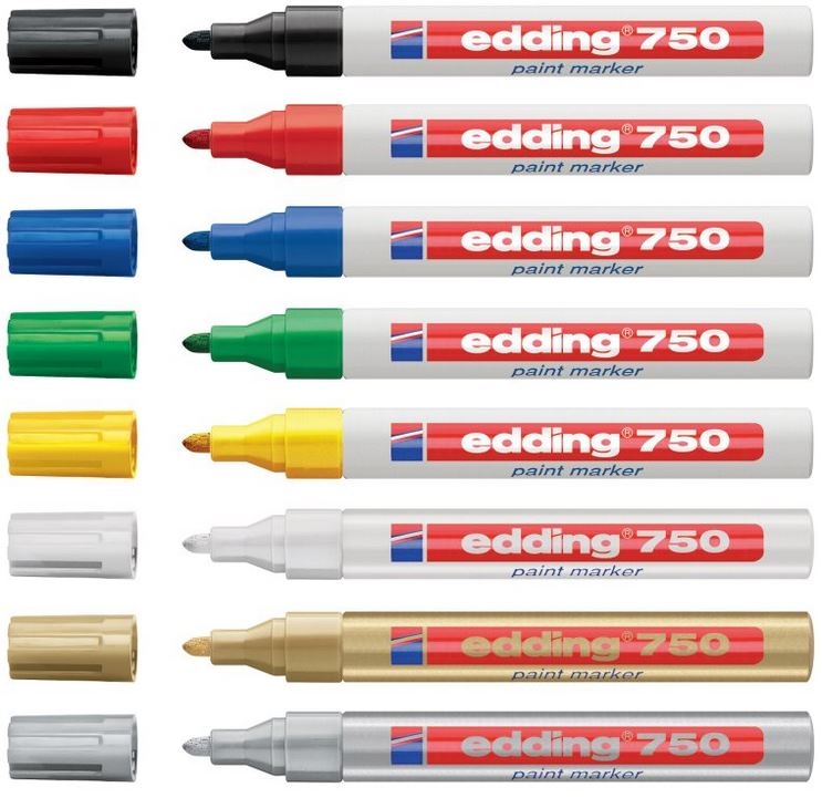 EDDING 750 GUL PAINTMARKER 2-4 MM