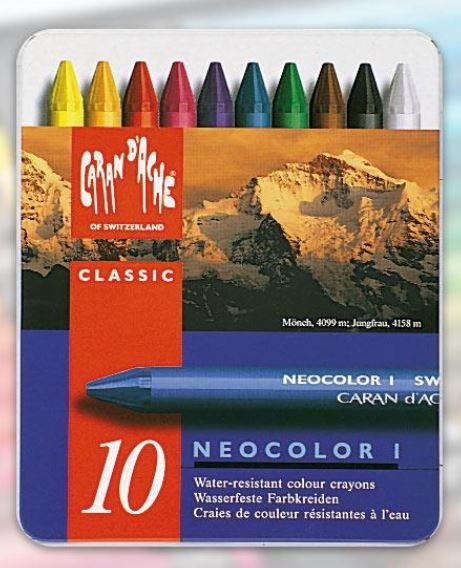 Caran d'Ache Neocolor 1 æske med 10 stk.