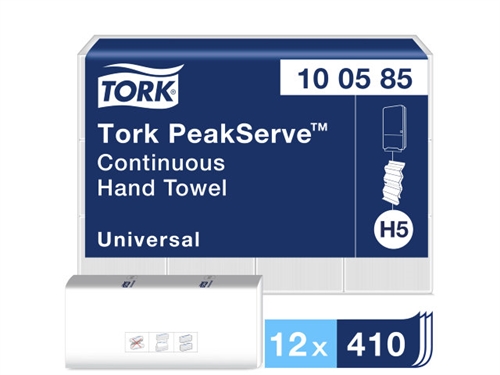 Håndklædeark Tork 100585 PeakServe Continuous H5 1-lags